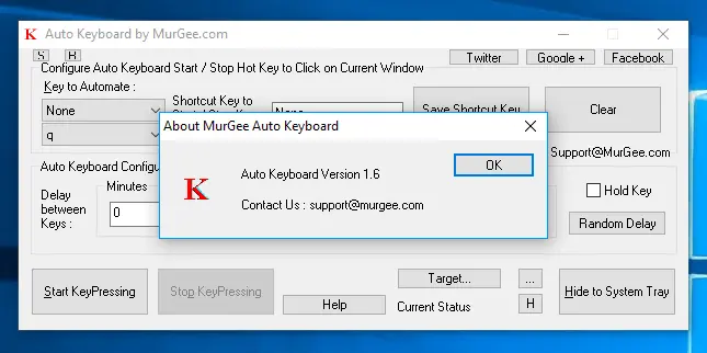 Auto Keyboard Version 1.6