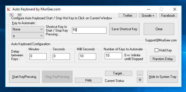 Key Presser to Press Keyboard Key Automatically