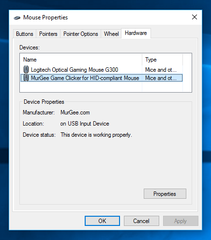 Mice on a Windows Computer