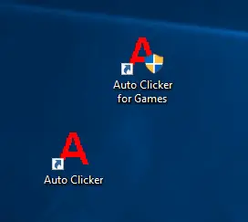 Auto Clicker Desktop Shortcut Icons